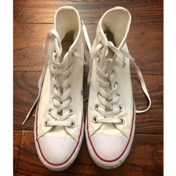 Converse Shoes - white high top converse